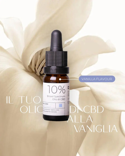 Olio di CBD 10% Vaniglia - Oral care