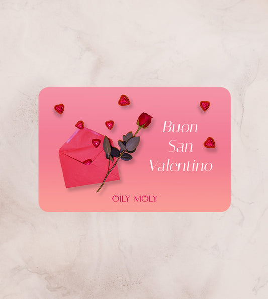 Regala Amore e Benessere: Scegli le Gift Card Oily Moly per San Valentino